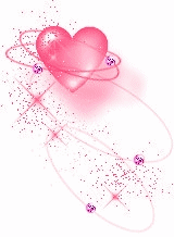 hjärta rosa blinkar stjärnor