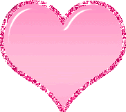 hjärta rosa glittrig rörlig ram