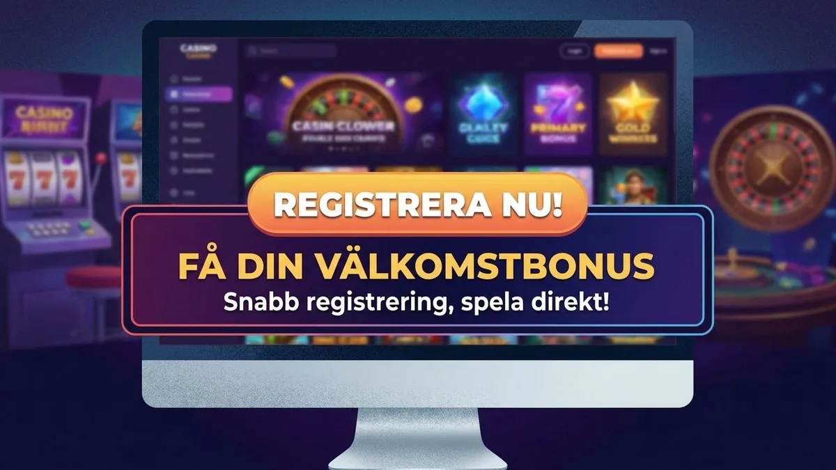 Registrera dig med bonus